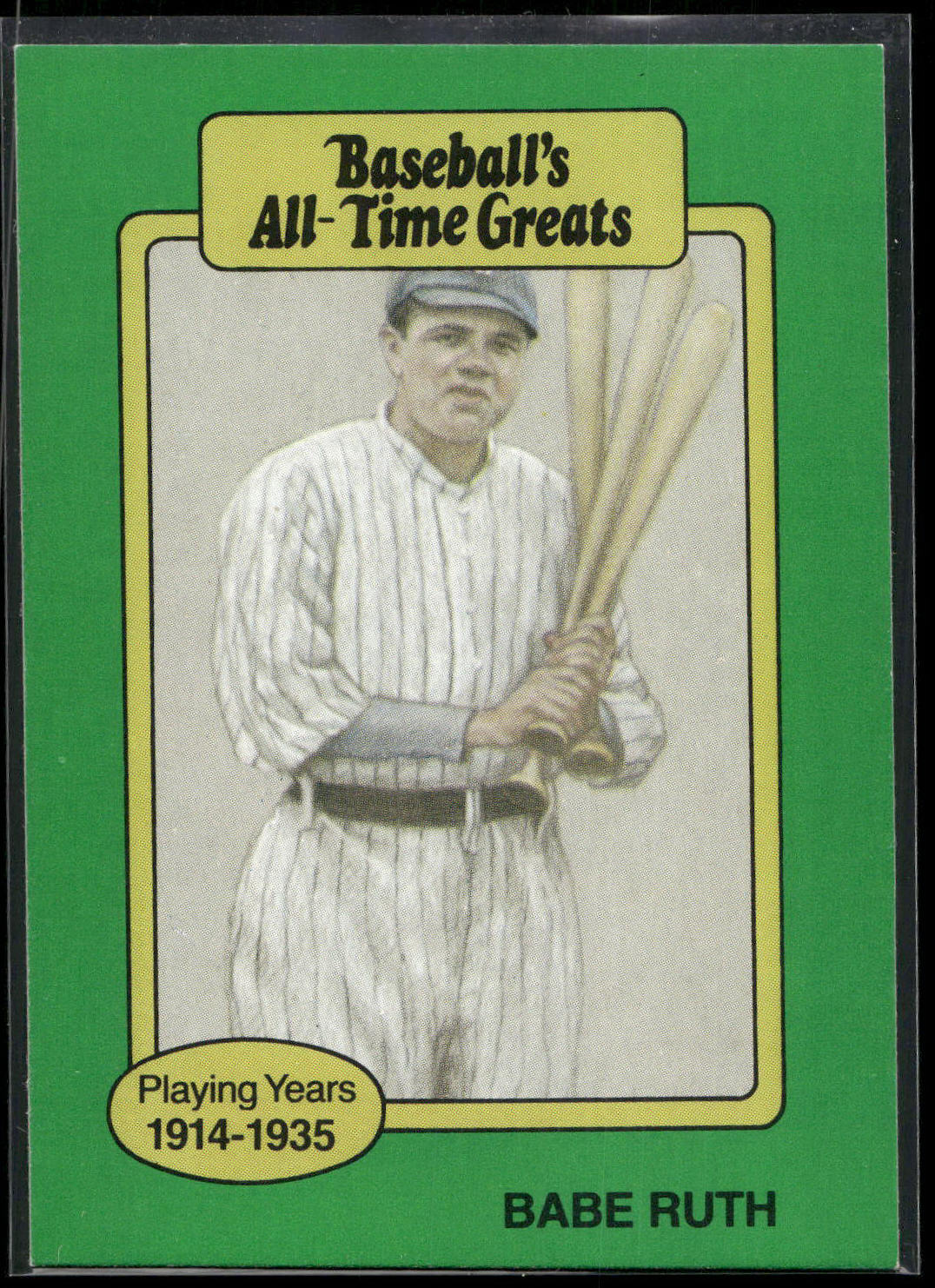 1987 Hygrade All-Time Greats #NNO Babe Ruth