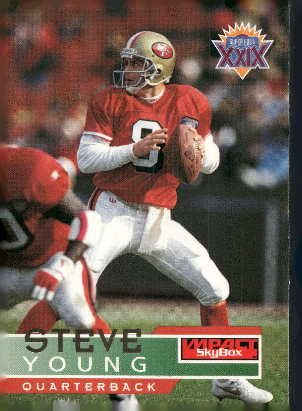 1995 SkyBox Impact #136 Steve Young
