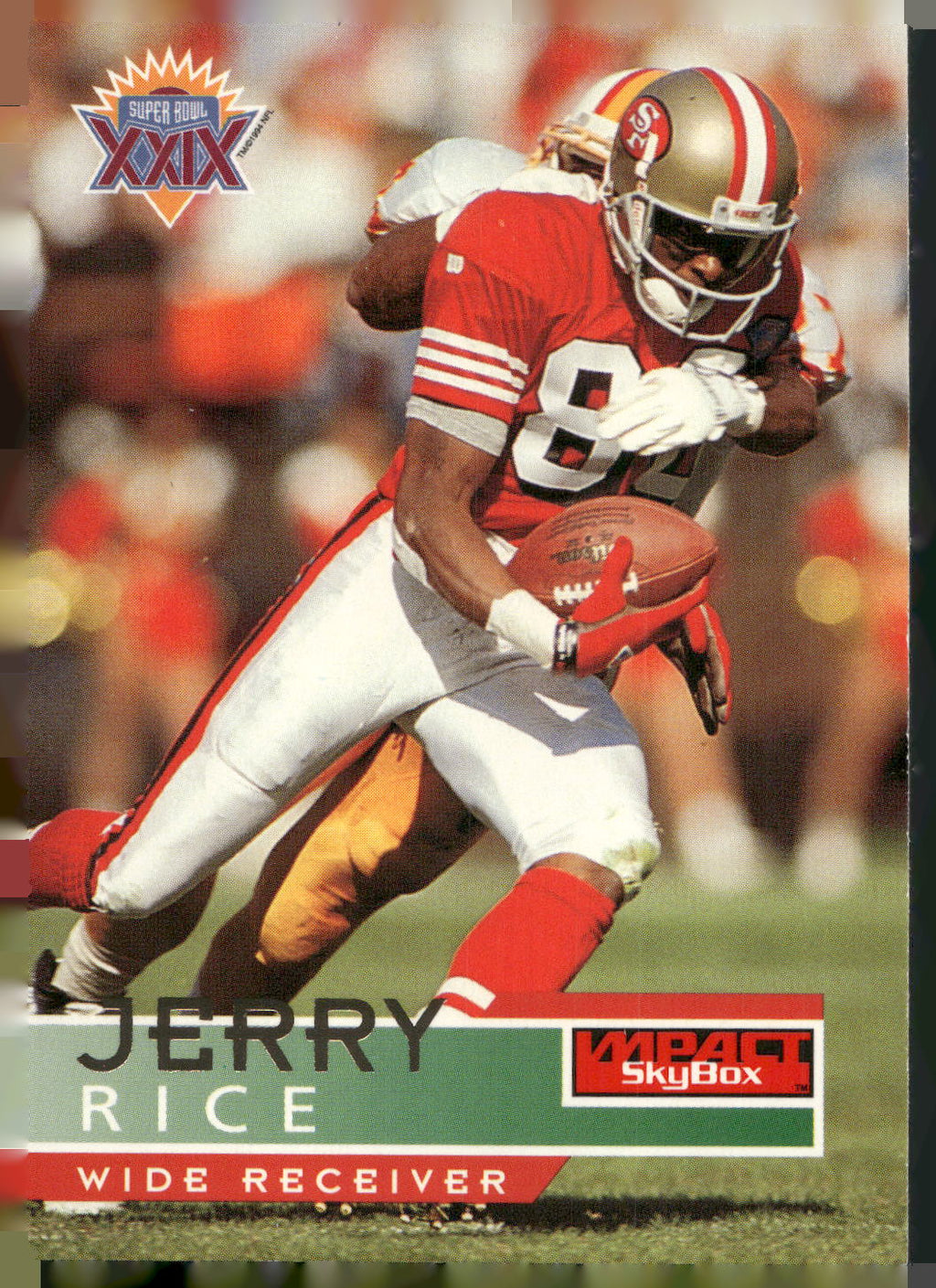 1995 SkyBox Impact #131 Jerry Rice