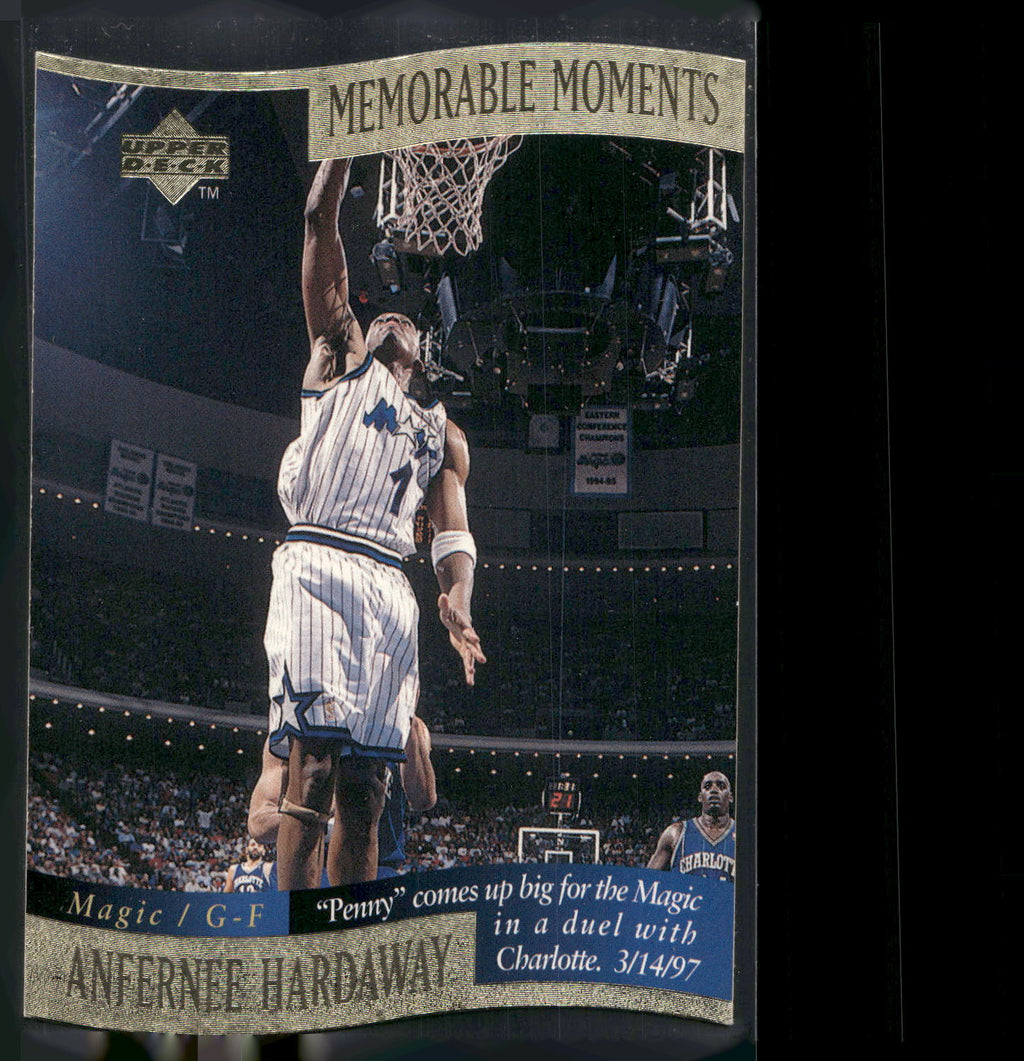 1997-98 Collector's Choice #3 Anfernee Hardaway Memorable Moments