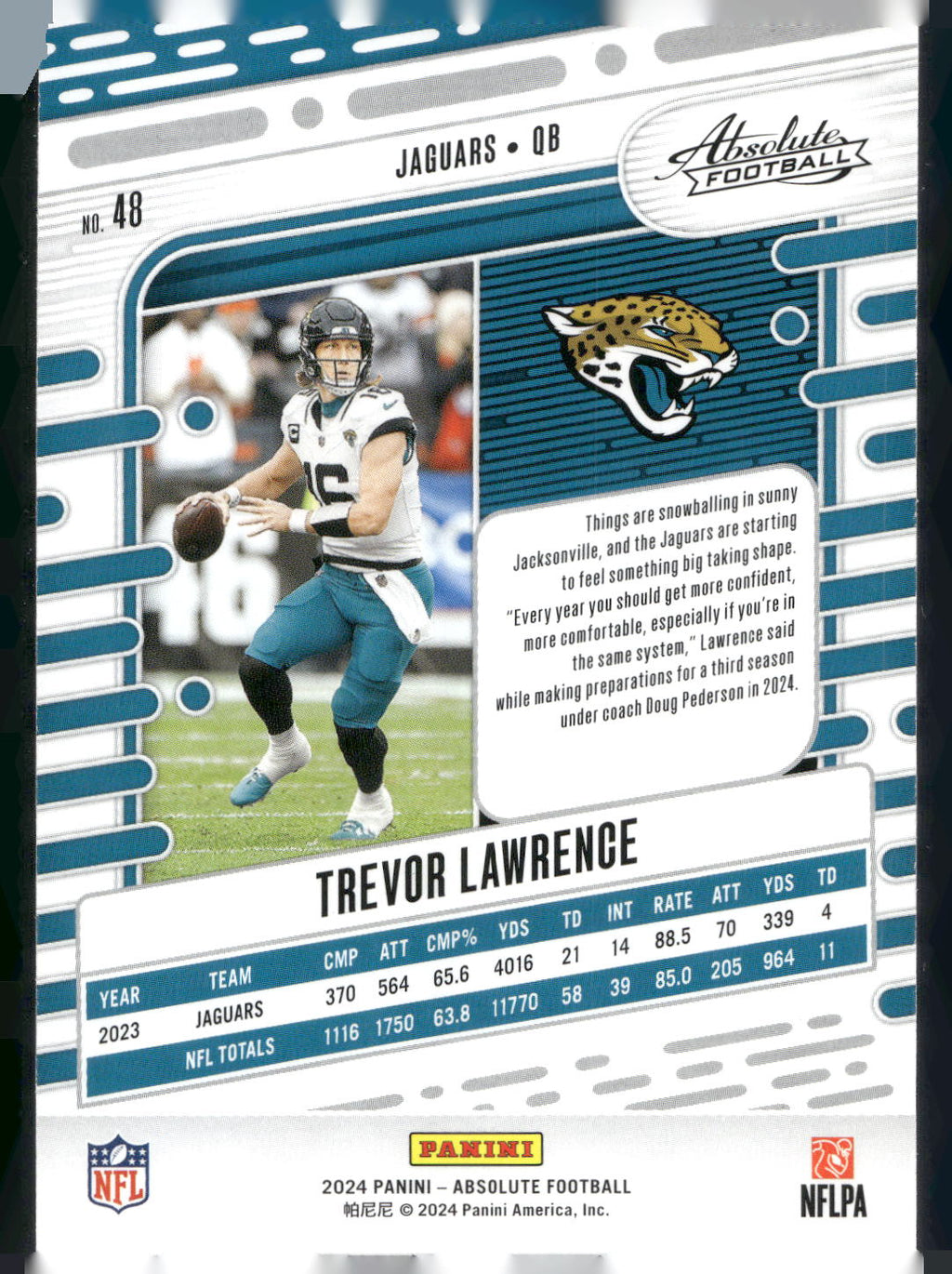 2024 Panini Absolute #48 Trevor Lawrence Retail