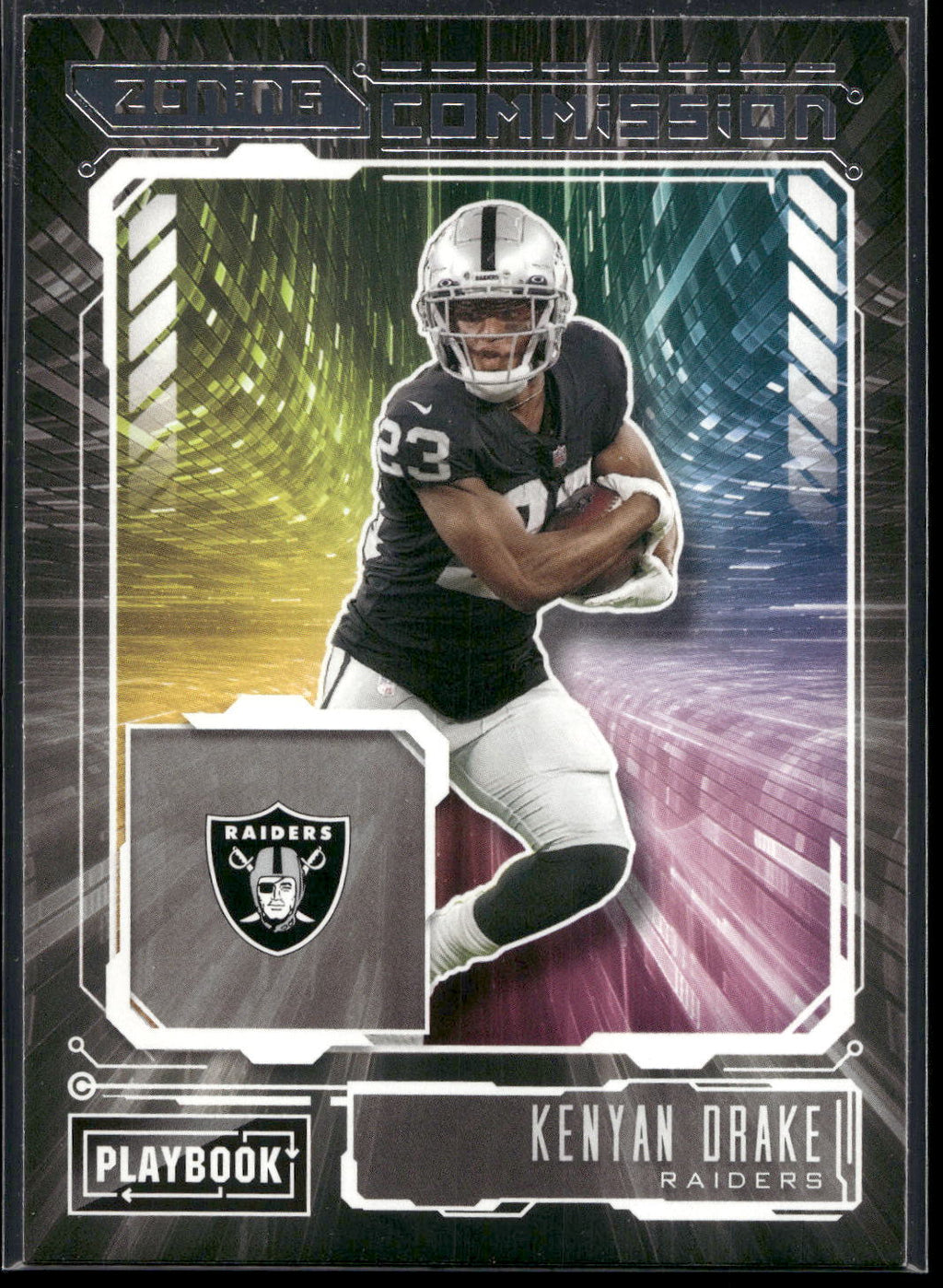 2021 Panini Playbook #ZC-KDR Kenyan Drake Zoning Commission