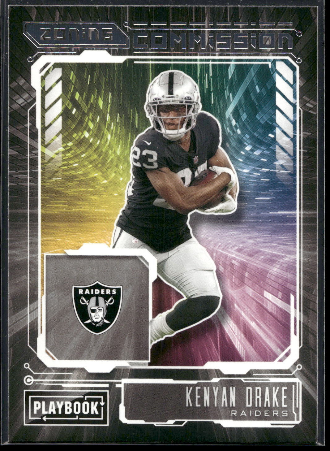 2021 Panini Playbook #ZC-KDR Kenyan Drake Zoning Commission
