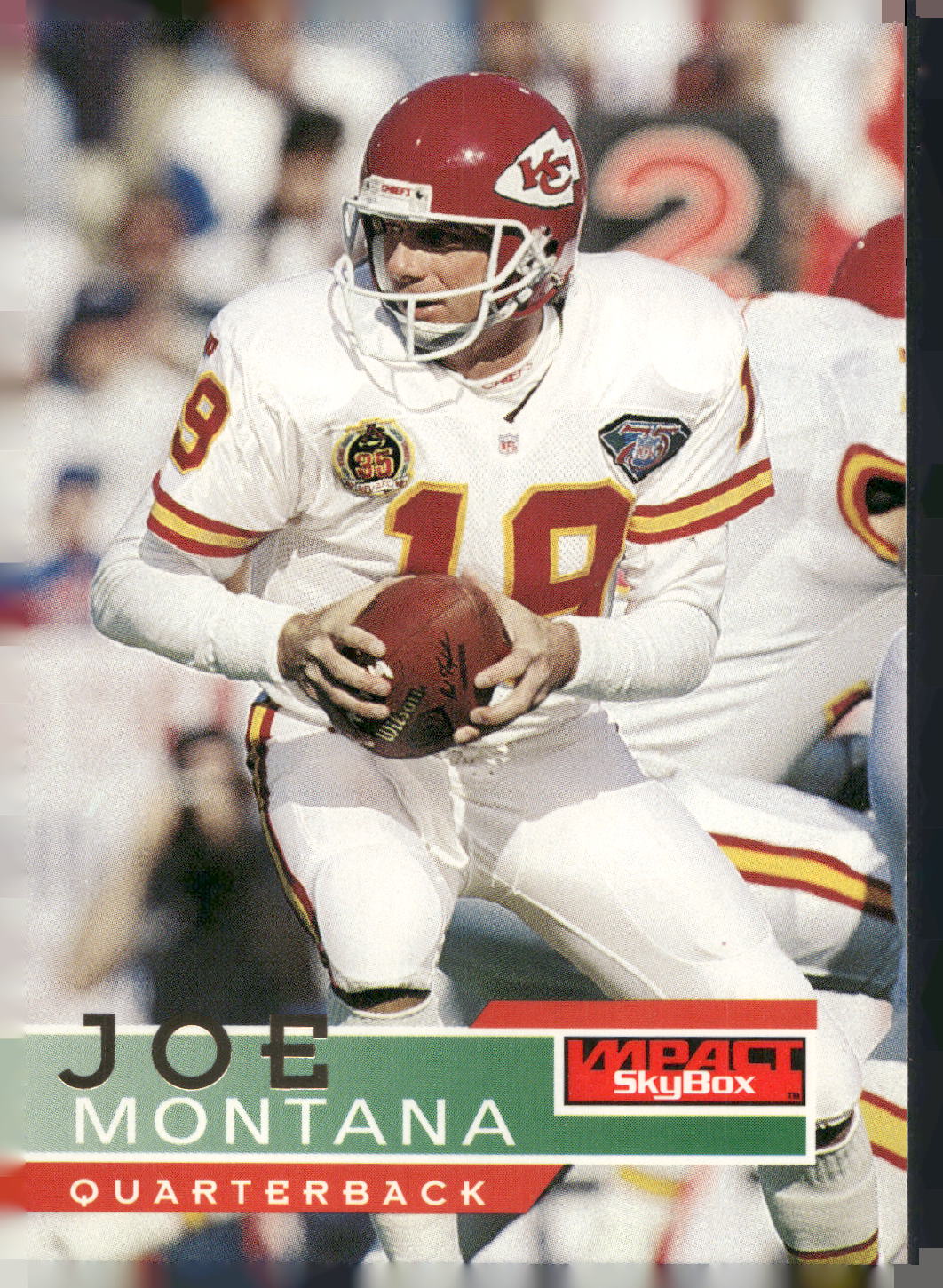 1995 SkyBox Impact #72 Joe Montana