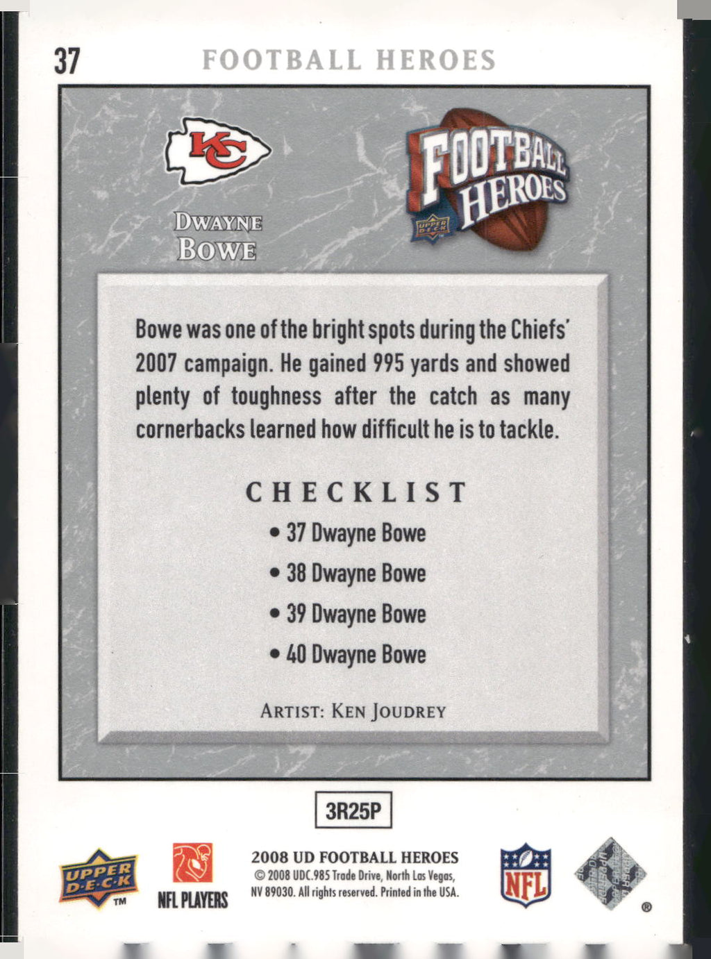 2008 Upper Deck Heroes #37 Dwayne Bowe