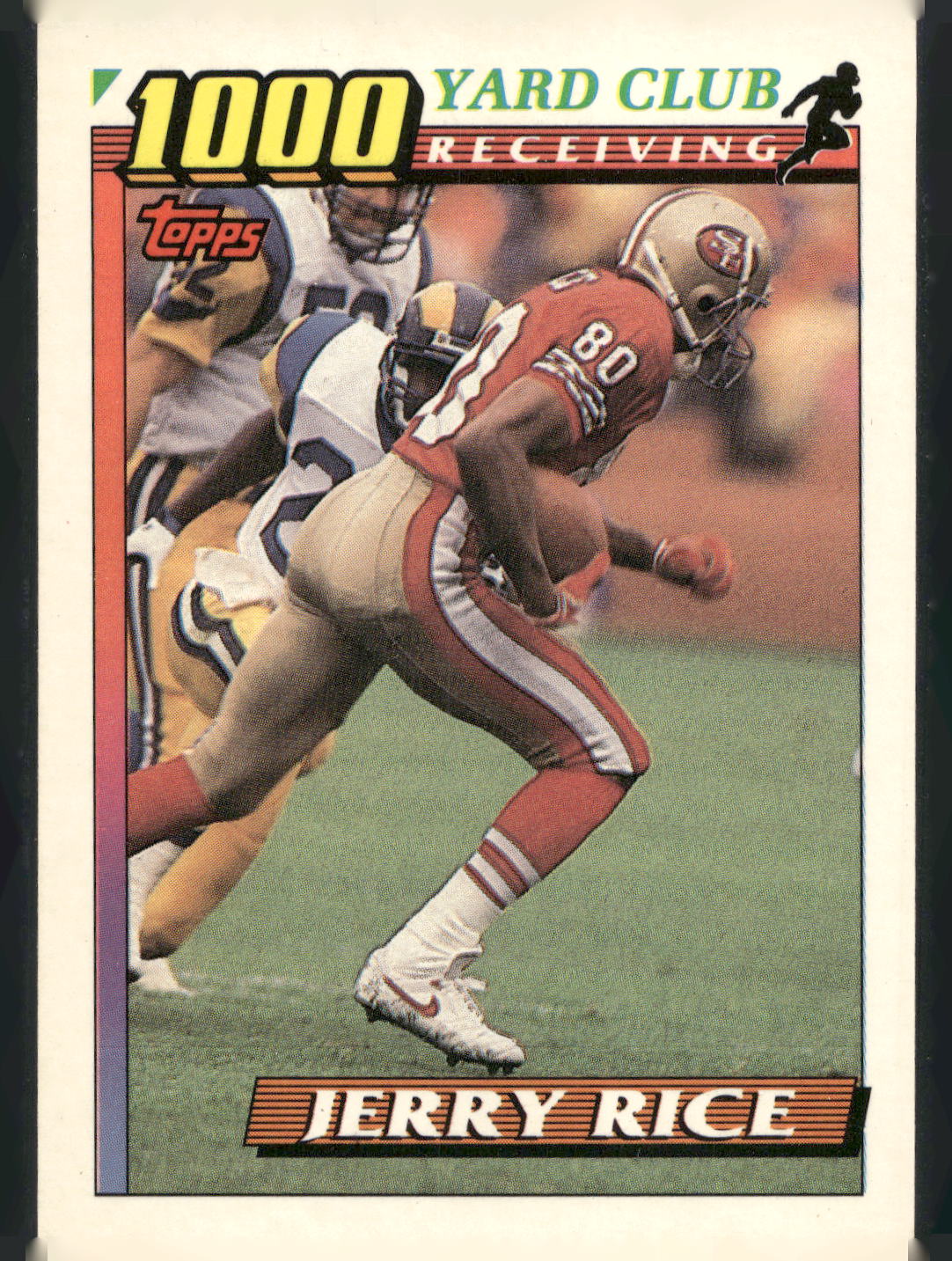 1991 Topps #1 Jerry Rice 1000 Yard Club
