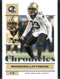 2021 Panini Chronicles #61 Marshon Lattimore