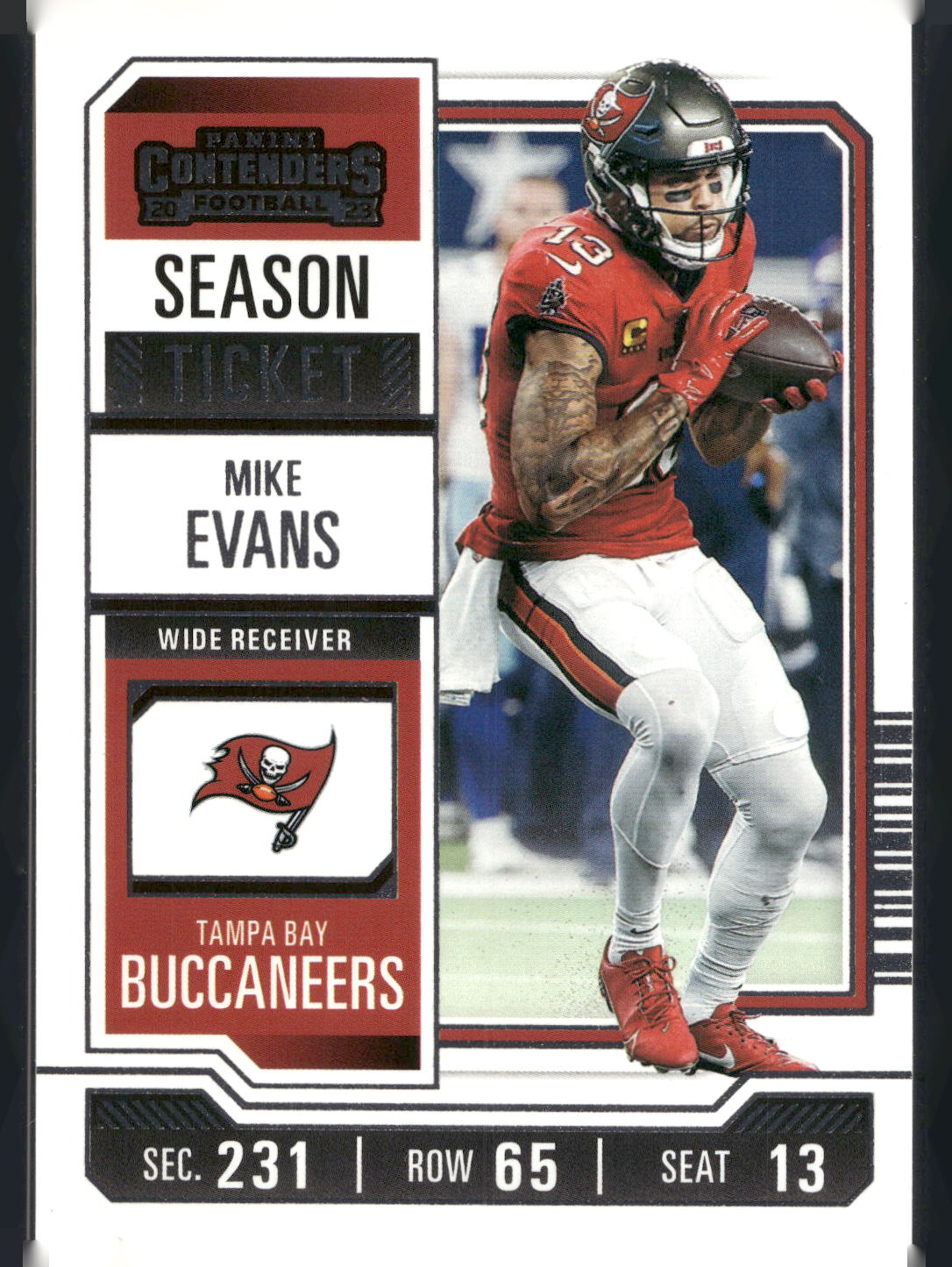 2023 Panini Contenders #94 Mike Evans Season Ticket Retail