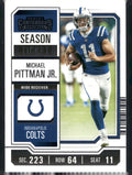 2023 Panini Contenders #44 Michael Pittman Jr. Season Ticket Retail