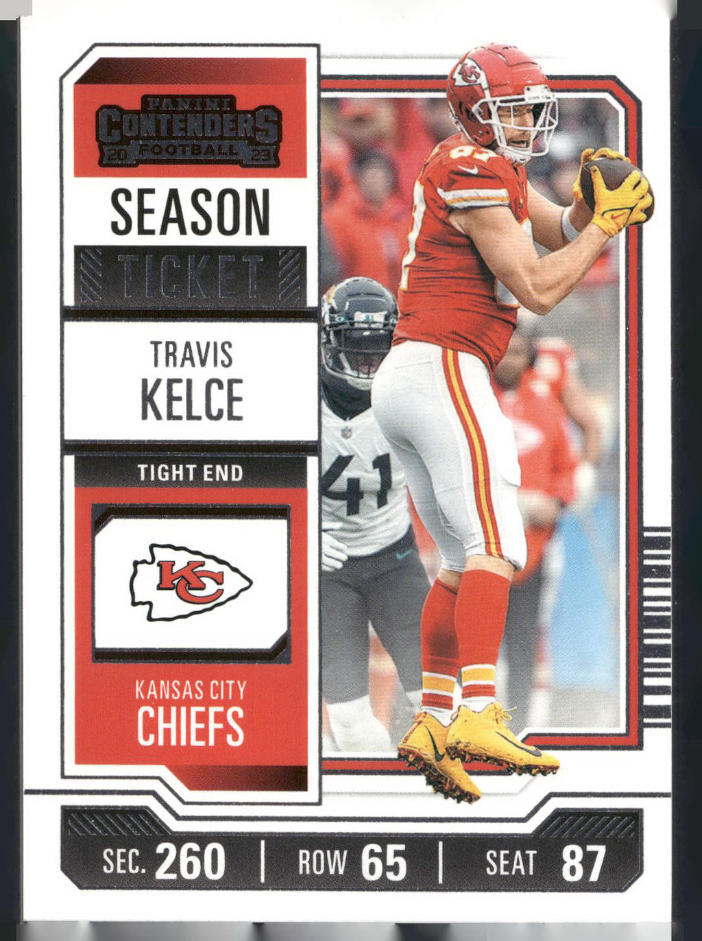 2023 Panini Contenders #52 Travis Kelce Season Ticket Retail