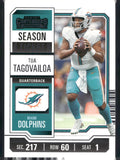 2023 Panini Contenders #64 Tua Tagovailoa Season Ticket Retail
