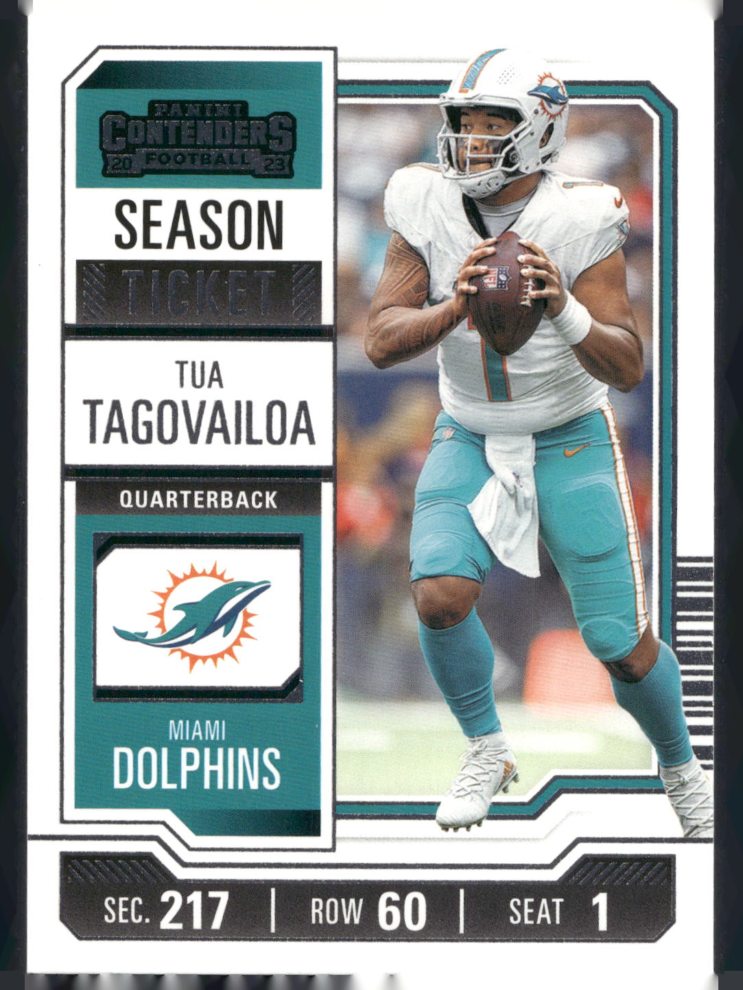 2023 Panini Contenders #64 Tua Tagovailoa Season Ticket Retail