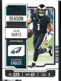 2023 Panini Contenders #81 Jalen Hurts Season Ticket Retail