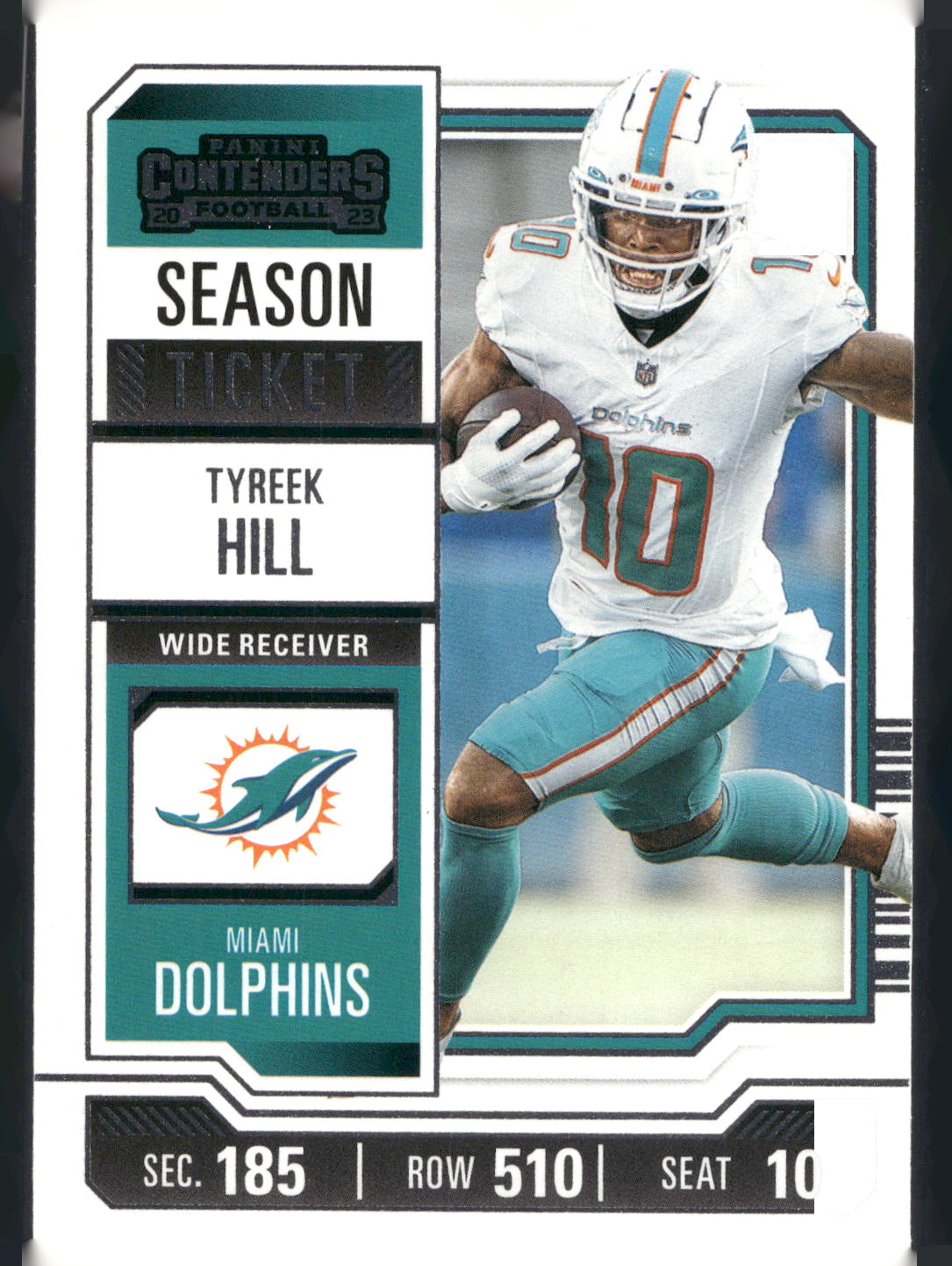 2023 Panini Contenders #65 Tyreek Hill Season Ticket Retail