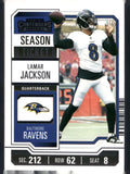 2023 Panini Contenders #9 Lamar Jackson Season Ticket Retail