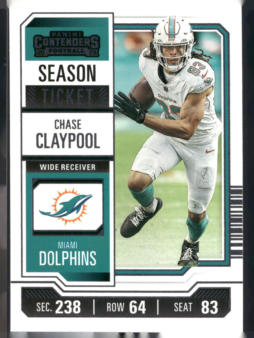 2023 Panini Contenders #17 Chase Claypool Season Ticket Retail