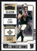 2023 Panini Contenders #72 Derek Carr Season Ticket Retail