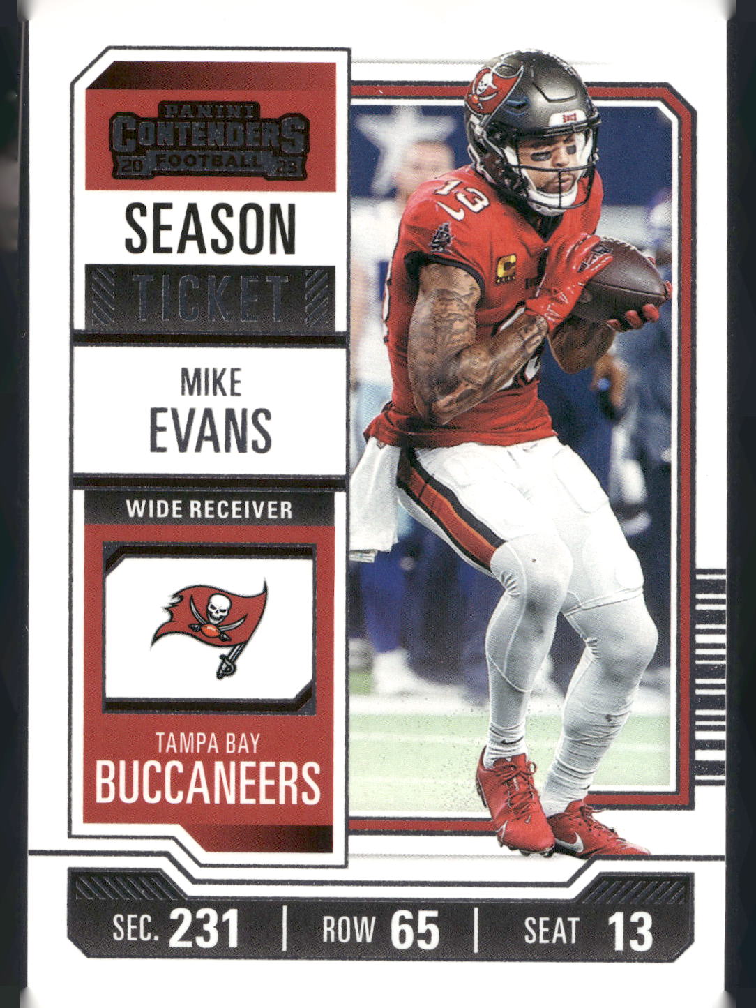 2023 Panini Contenders #94 Mike Evans Season Ticket Retail