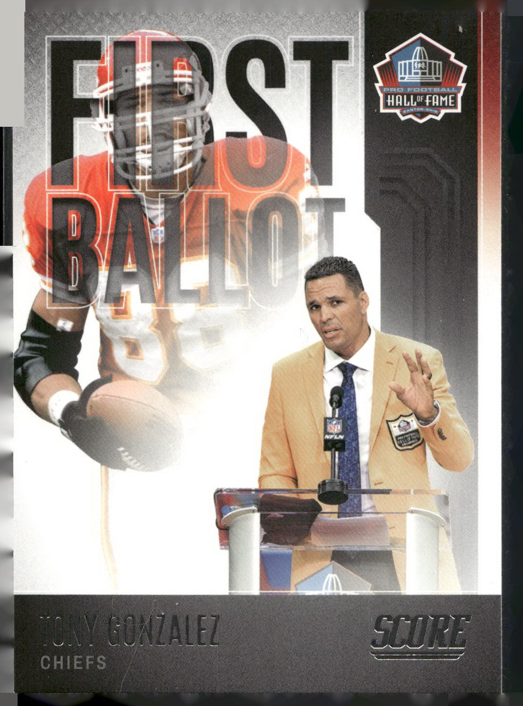 2022 Score #FB-TG Tony Gonzalez First Ballot