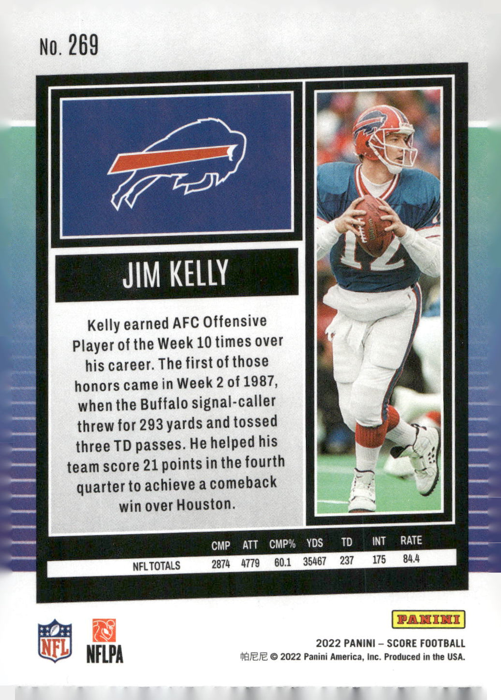 2022 Score #269 Jim Kelly
