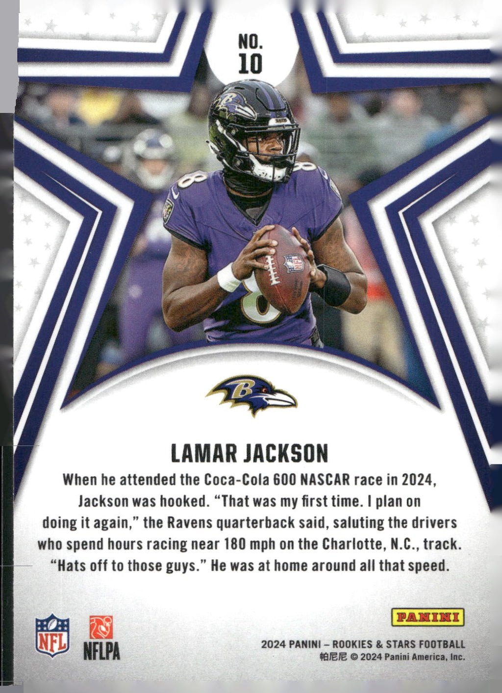 2024 Panini Rookies & Stars #10 Lamar Jackson