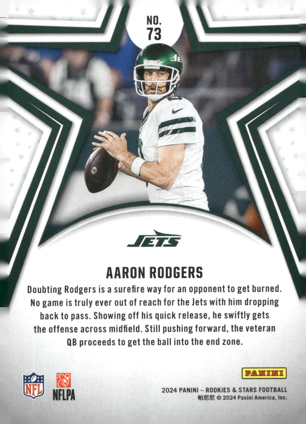 2024 Panini Rookies & Stars #73 Aaron Rodgers