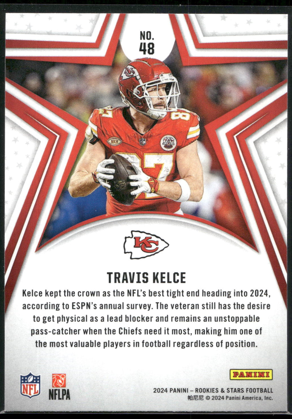 2024 Panini Rookies & Stars #48 Travis Kelce