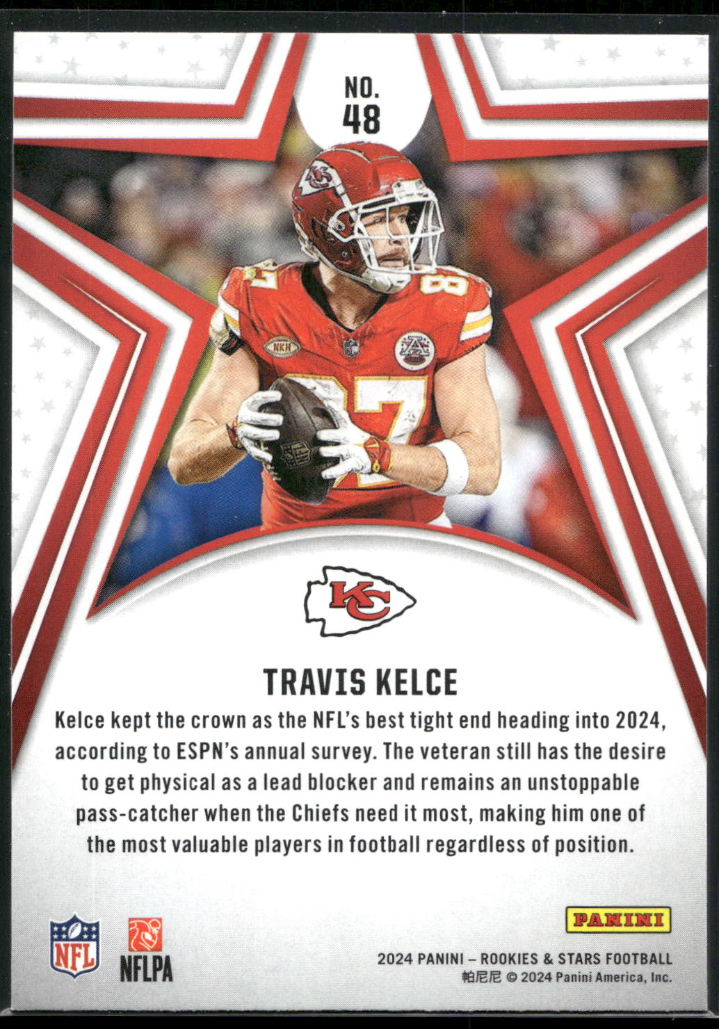 2024 Panini Rookies & Stars #48 Travis Kelce
