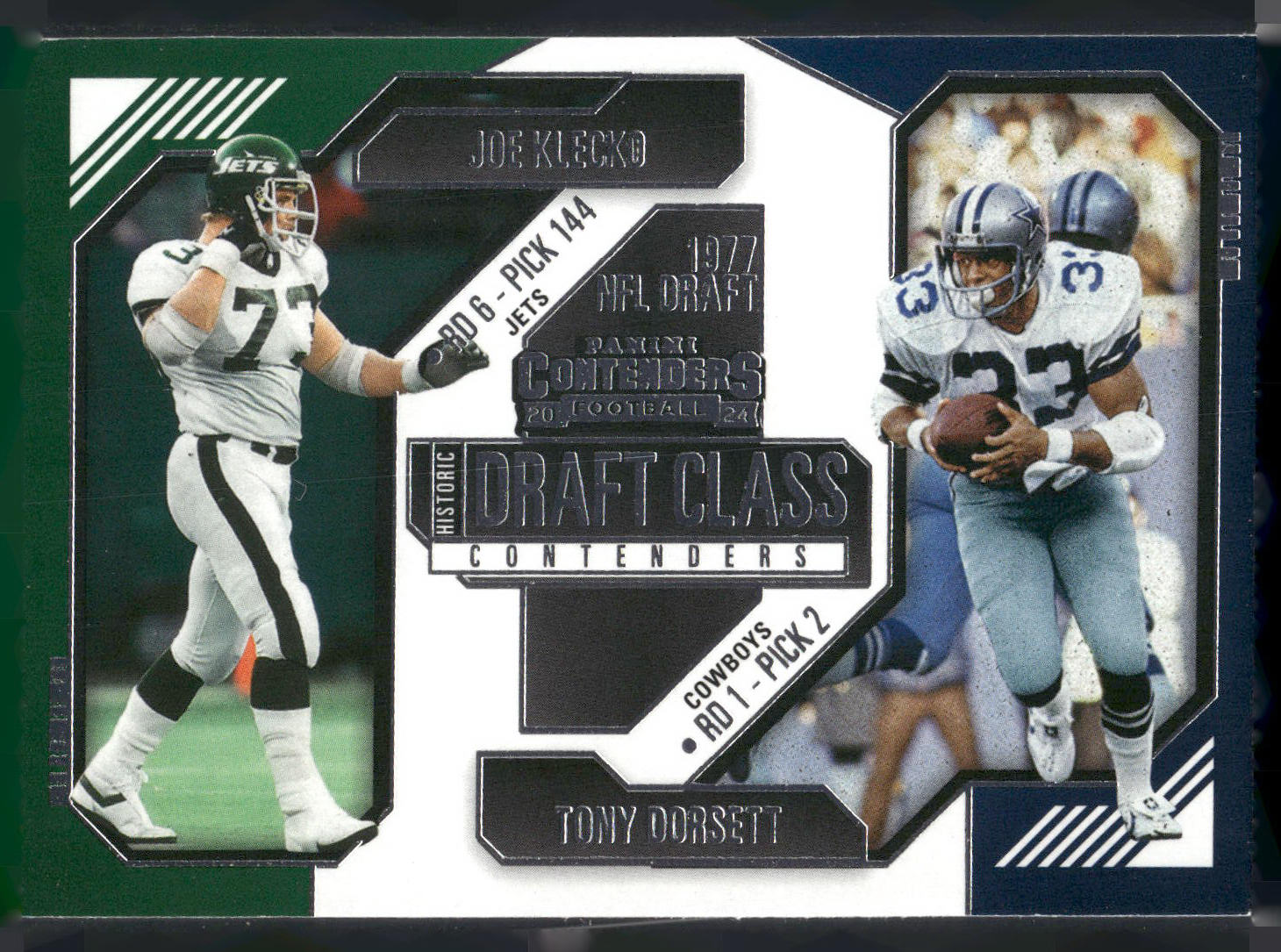 2024 Panini Contenders #1 Joe Klecko / Tony Dorsett