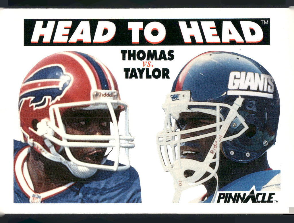 1991 Pinnacle #354 Thurman Thomas / Lawrence Taylor