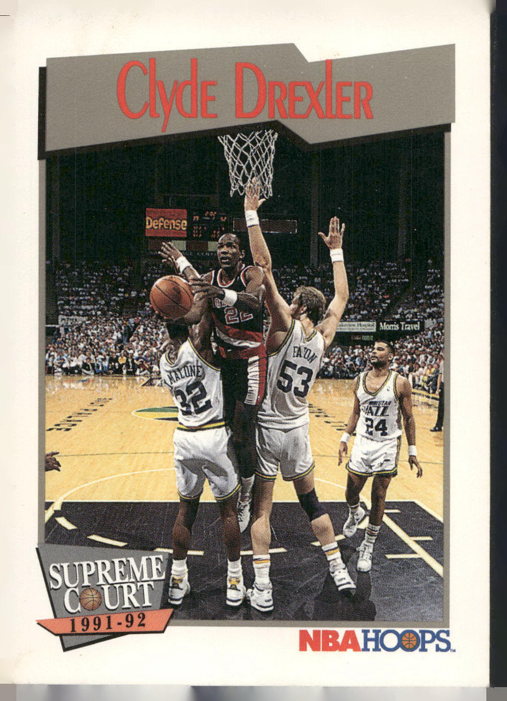 1991-92 Hoops #491 Clyde Drexler