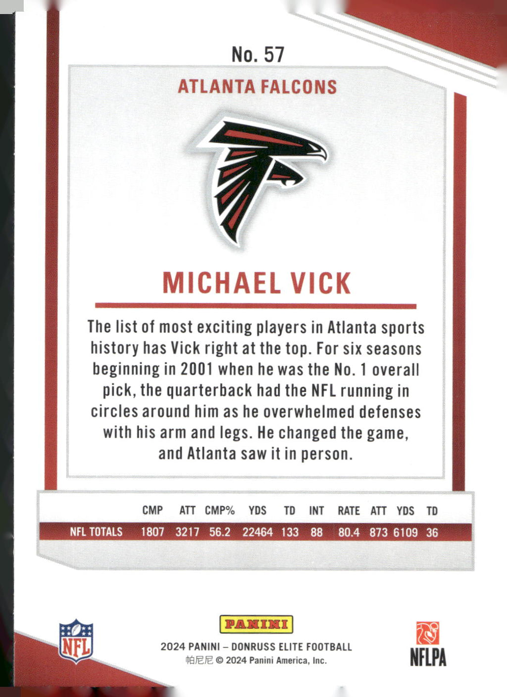 2024 Donruss Elite #57 Michael Vick