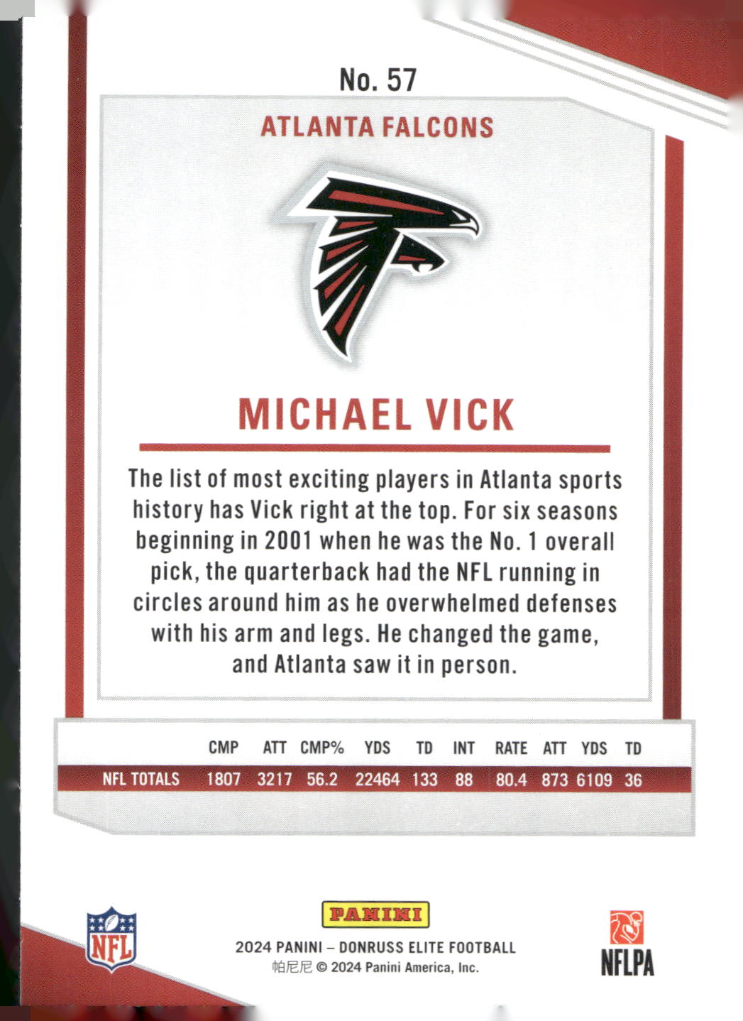 2024 Donruss Elite #57 Michael Vick