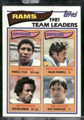 1982 Topps #369 Tyler / Nolan Cromwell / Preston Dennard / Jack Youngblood