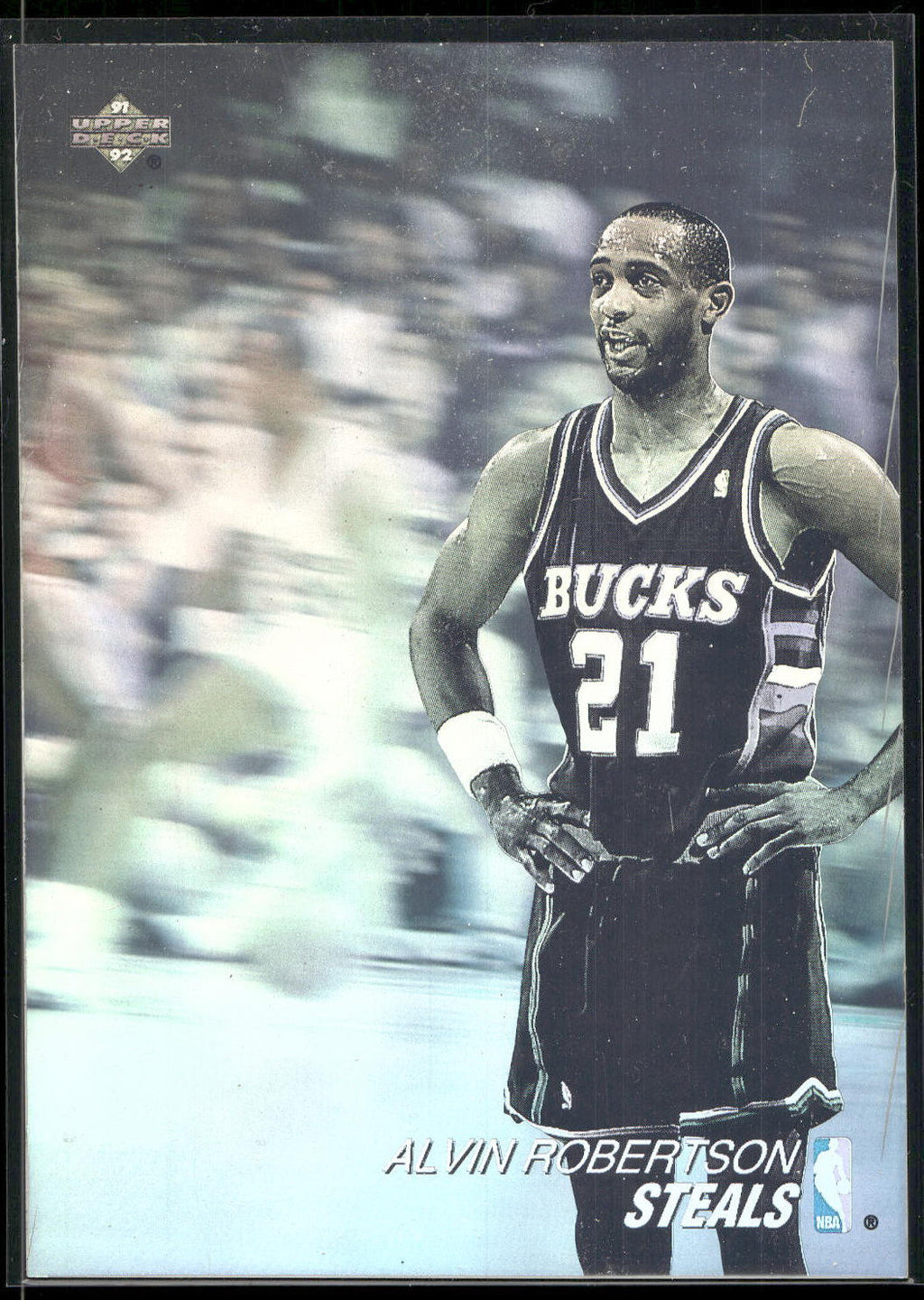 1991-92 Upper Deck #AW2 Alvin Robertson Award Winner Holograms