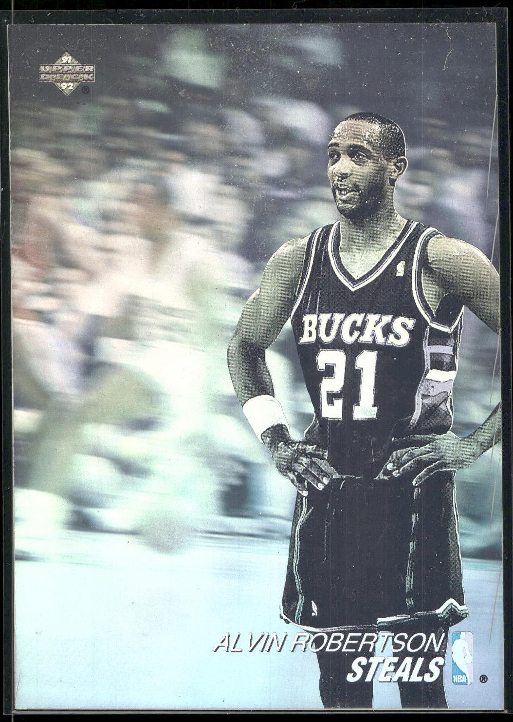 1991-92 Upper Deck #AW2 Alvin Robertson Award Winner Holograms