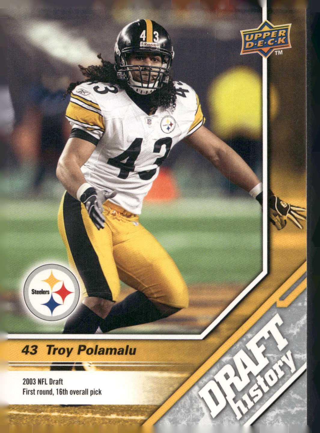 2009 Upper Deck Draft Edition #164 Troy Polamalu
