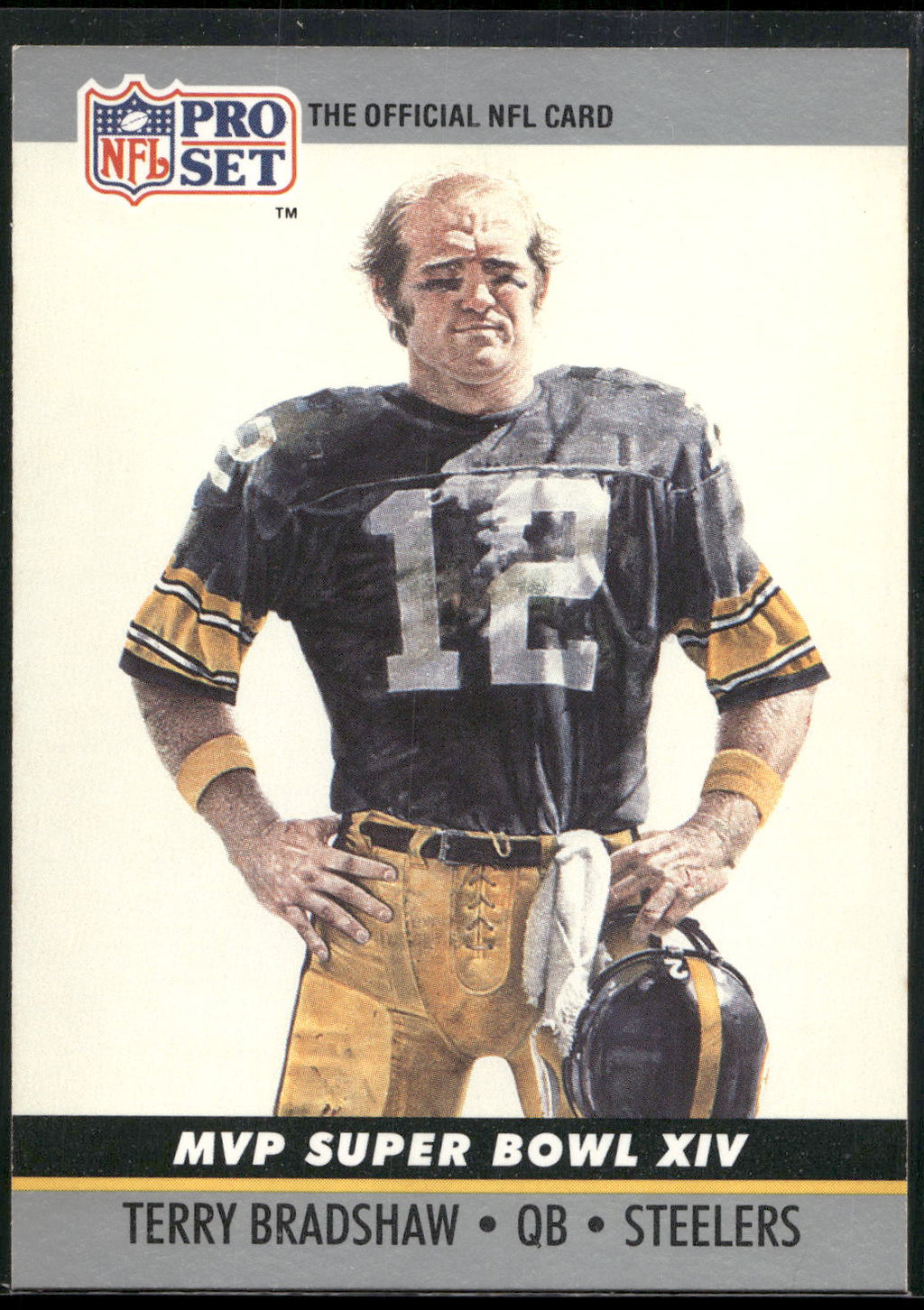 1990 Pro Set #14 Terry Bradshaw Super Bowl MVP Collectibles