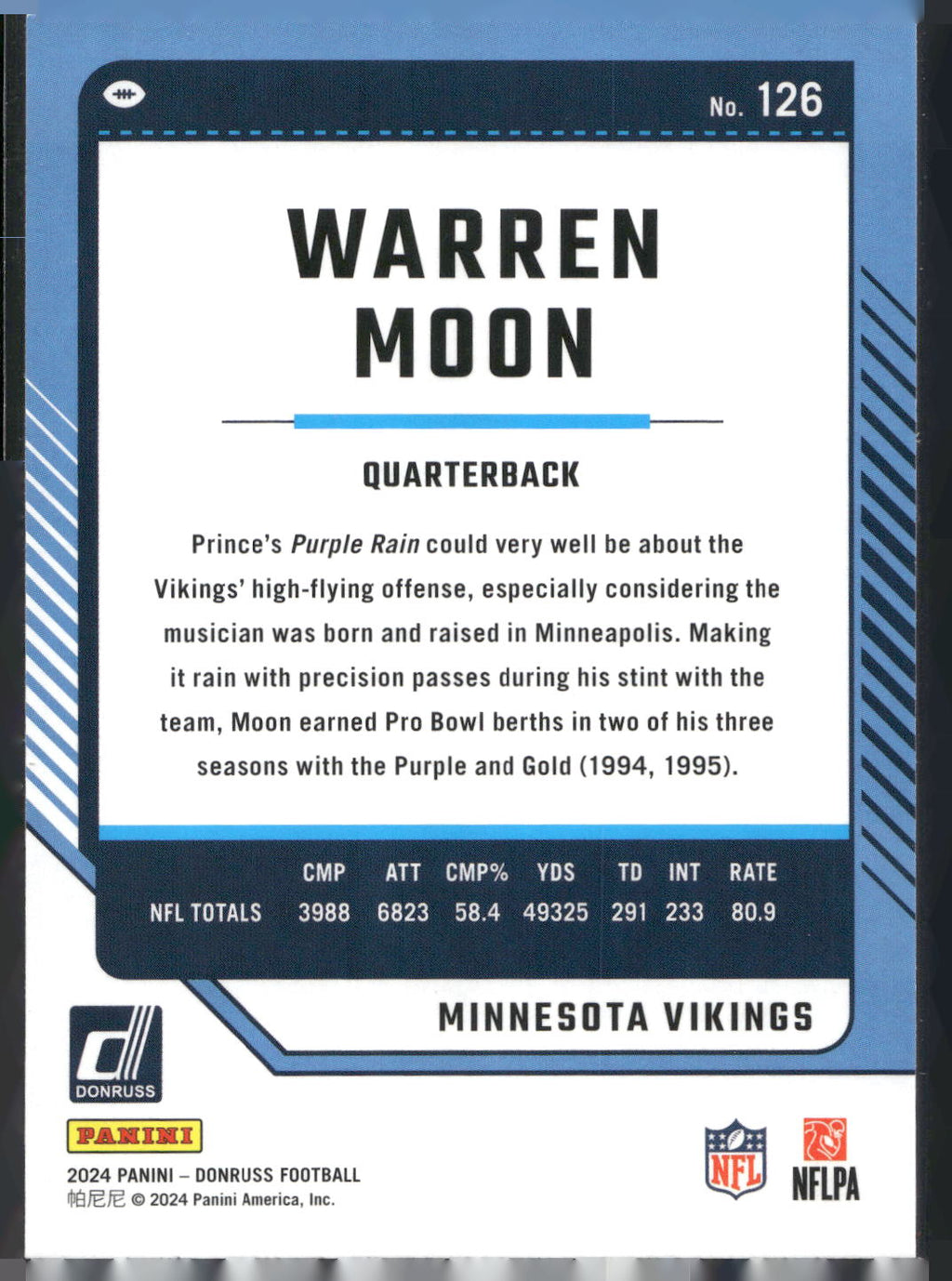 2024 Donruss #126 Warren Moon