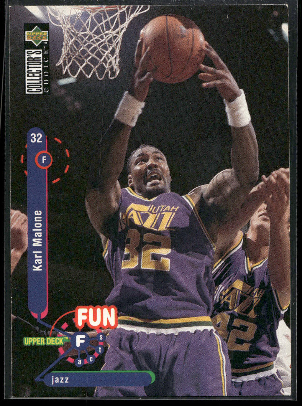 1995-96 Collector's Choice #192 Karl Malone
