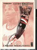 1993-94 Fleer #5 Clyde Drexler Clyde Drexler Career Highlights