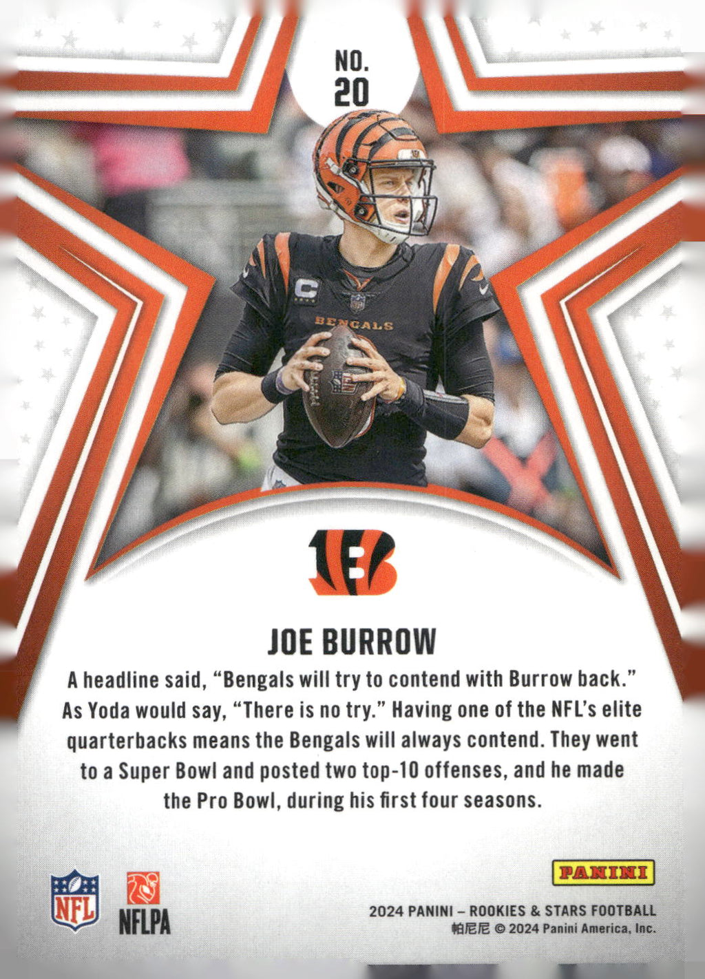 2024 Panini Rookies & Stars #20 Joe Burrow