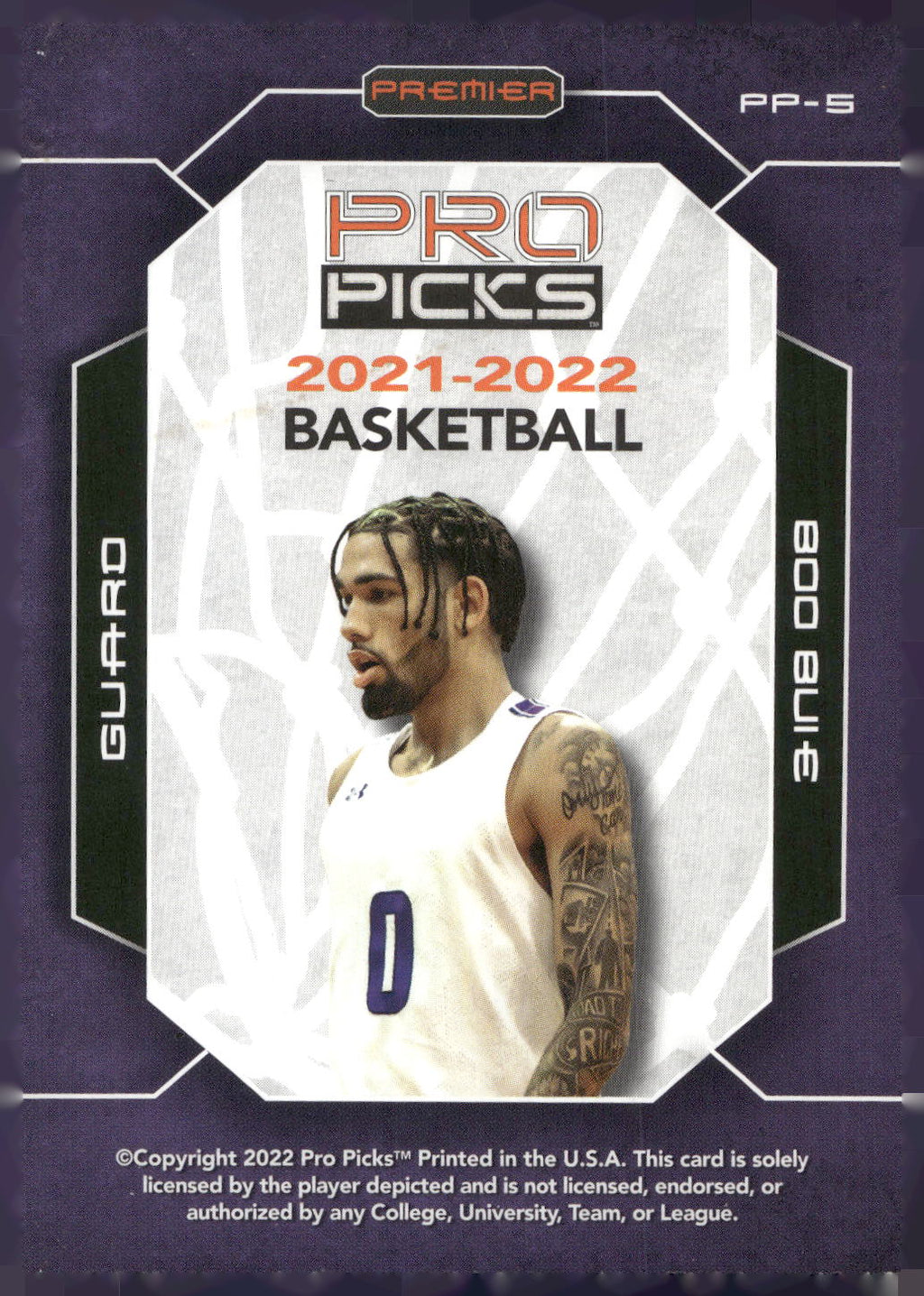 2021-22 Pro Picks Premier #PP-5 Boo Buie