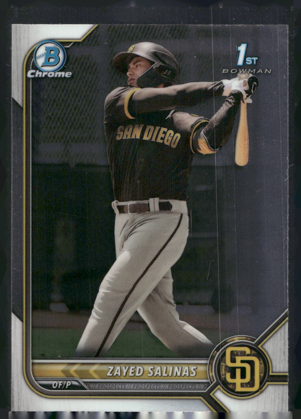 2022 Bowman #BCP-122 Zayed Salinas Chrome Prospects