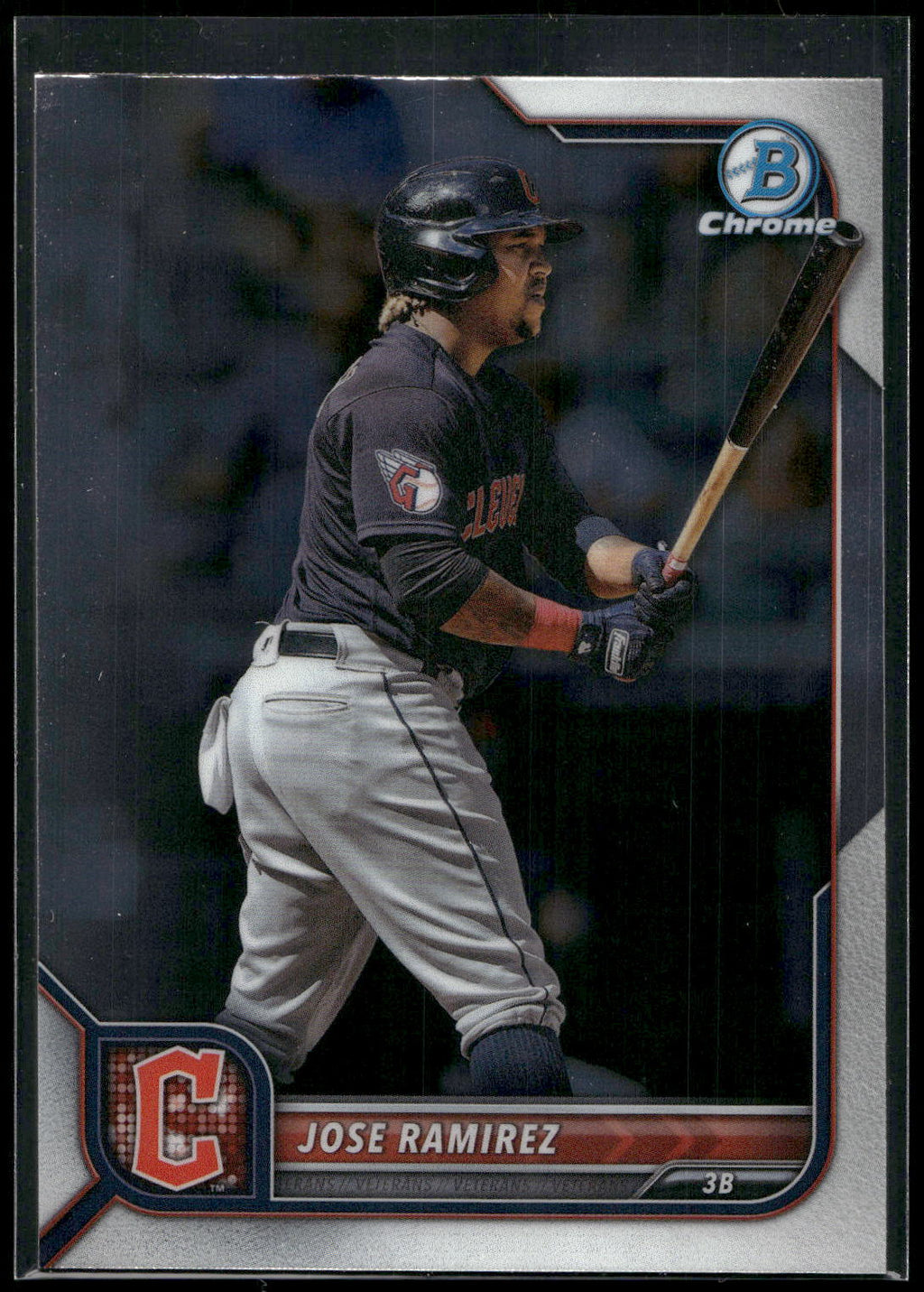 2022 Bowman Chrome #63 Jose Ramirez