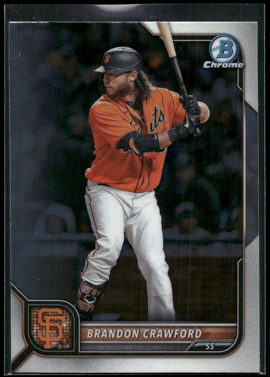 2022 Bowman Chrome #75 Brandon Crawford