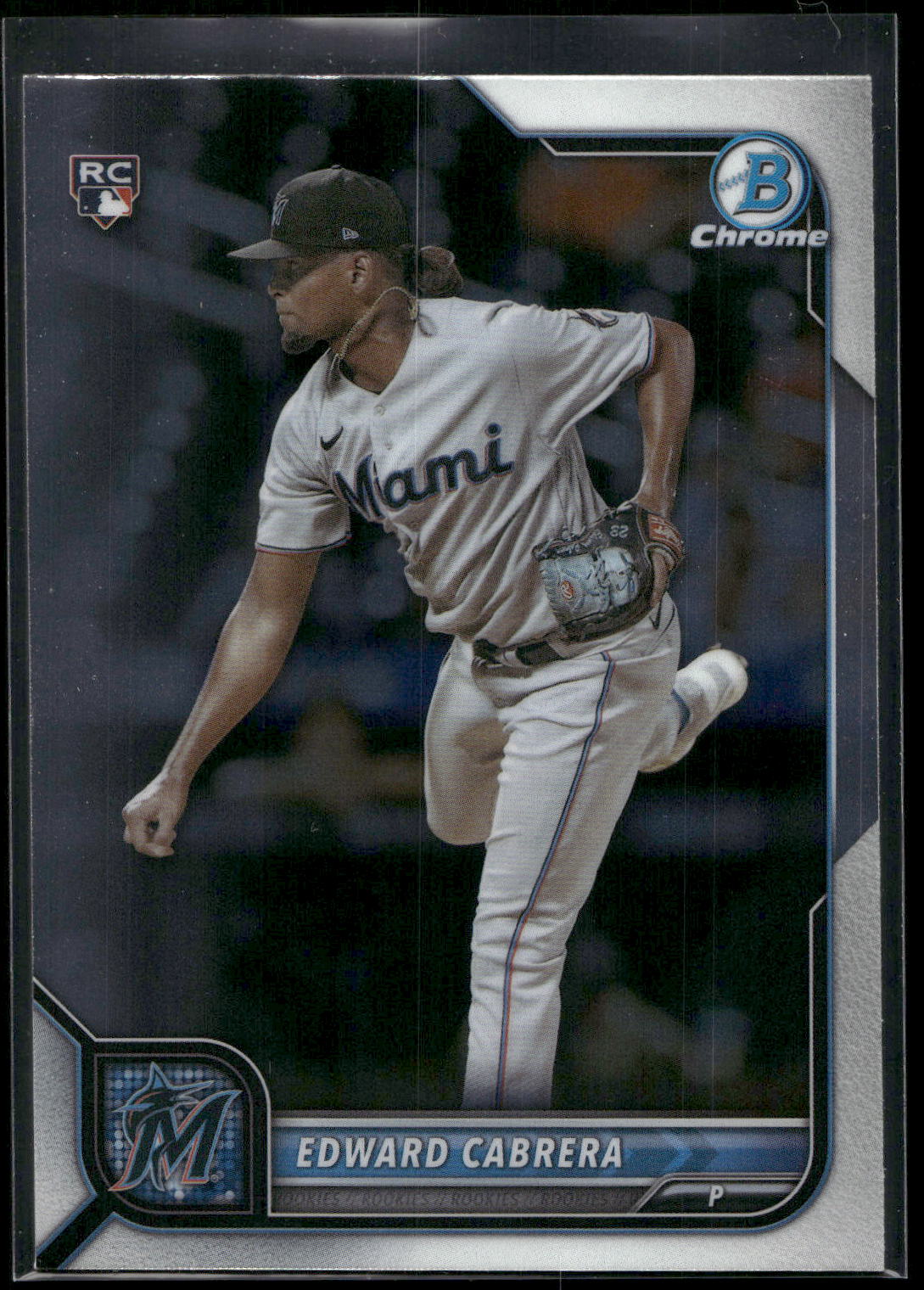 2022 Bowman Chrome #44 Edward Cabrera