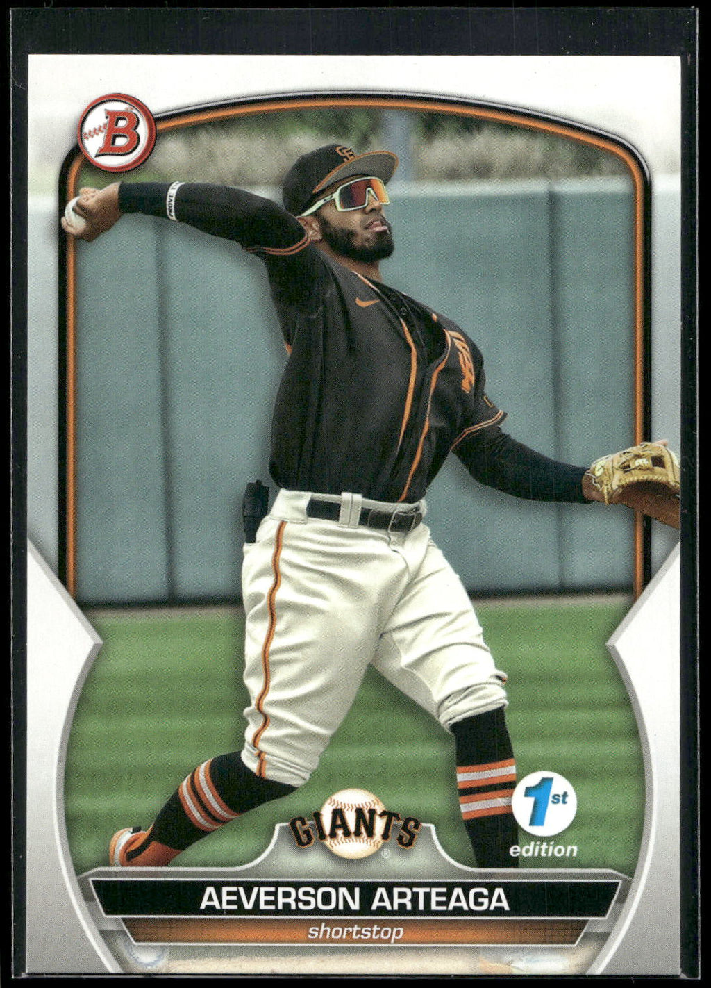 2023 Bowman 1st Edition #BPPF-60 Aeverson Arteaga