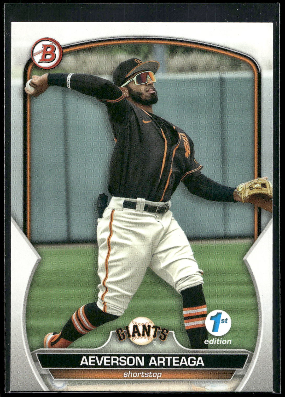 2023 Bowman 1st Edition #BPPF-60 Aeverson Arteaga