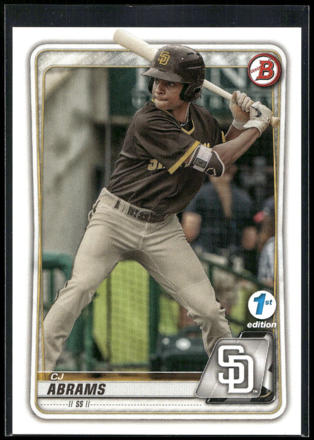 2020 Bowman Draft 1st Edition #BD-189 CJ Abrams